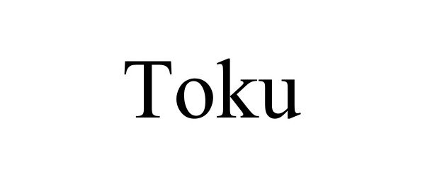 Trademark Logo TOKU