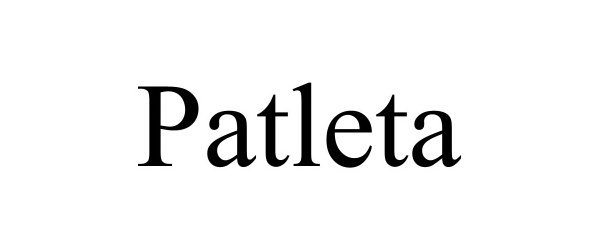 Trademark Logo PATLETA