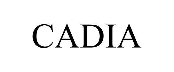 Trademark Logo CADIA