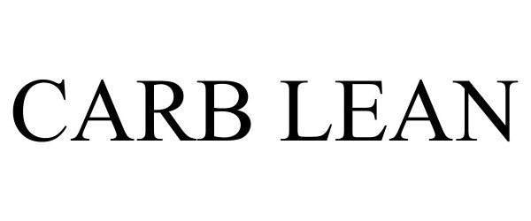 Trademark Logo CARB LEAN