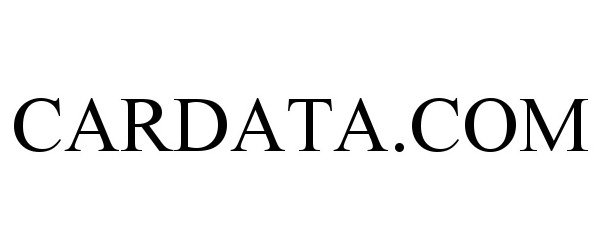 Trademark Logo CARDATA.COM
