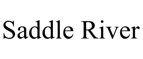 Trademark Logo SADDLE RIVER