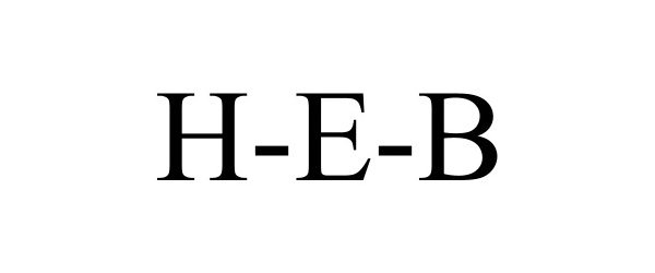 Trademark Logo H-E-B