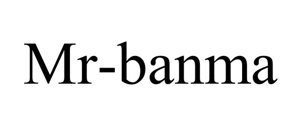 Trademark Logo MR-BANMA