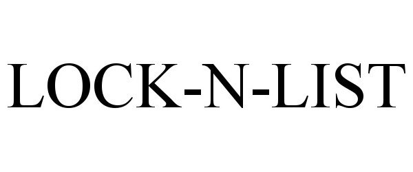  LOCK-N-LIST