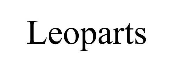 Trademark Logo LEOPARTS