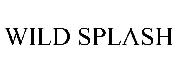 Trademark Logo WILD SPLASH