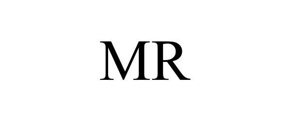 Trademark Logo MR