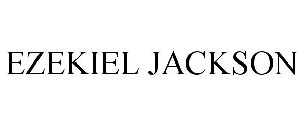 Trademark Logo EZEKIEL JACKSON