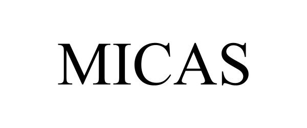 Trademark Logo MICAS