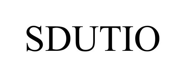 Trademark Logo SDUTIO