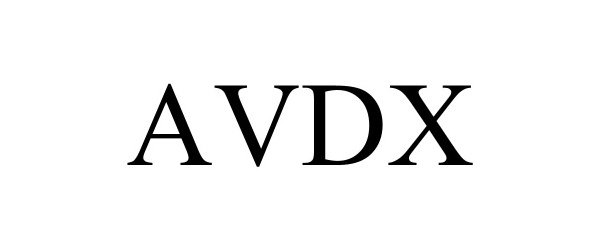 Trademark Logo AVDX