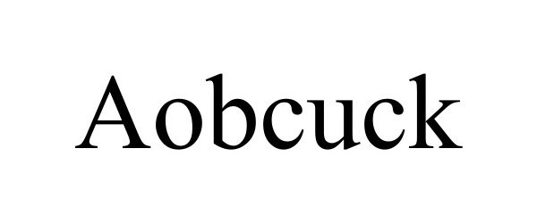 Trademark Logo AOBCUCK