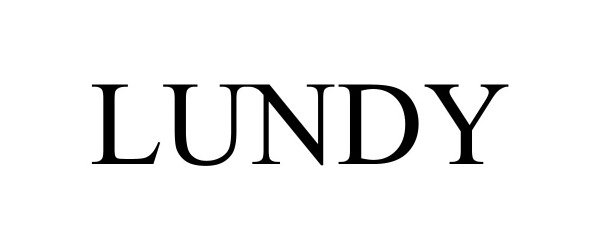 Trademark Logo LUNDY