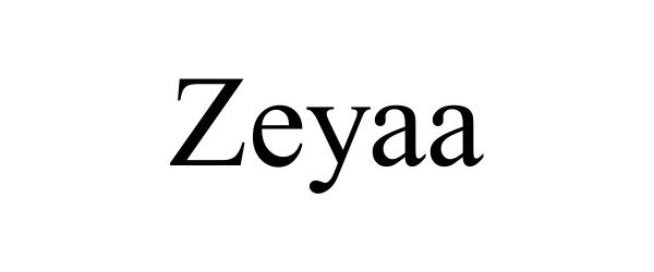 Trademark Logo ZEYAA