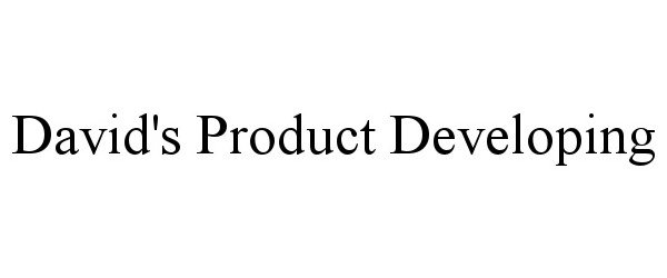  DAVID'S PRODUCT DEVELOPING