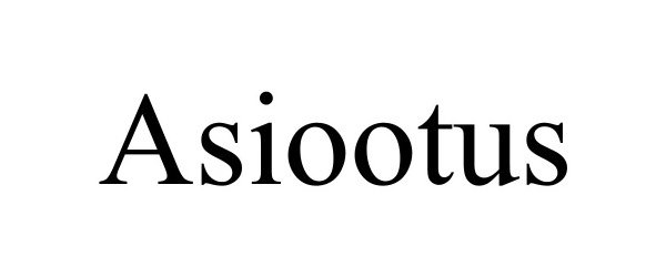 Trademark Logo ASIOOTUS