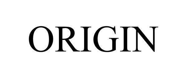 Trademark Logo ORIGIN