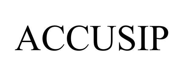 Trademark Logo ACCUSIP