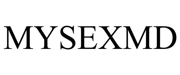 Trademark Logo MYSEXMD