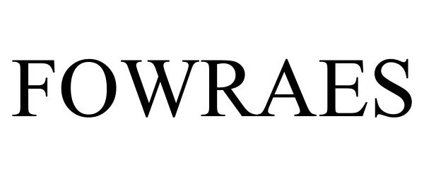 Trademark Logo FOWRAES