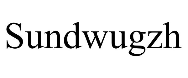 Trademark Logo SUNDWUGZH