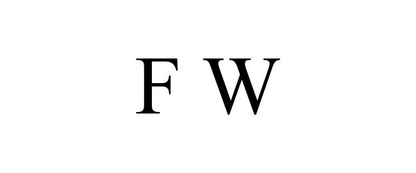 Trademark Logo F W