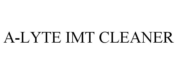 Trademark Logo A-LYTE IMT CLEANER