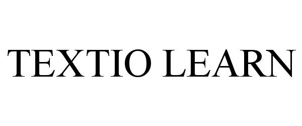 Trademark Logo TEXTIO LEARN