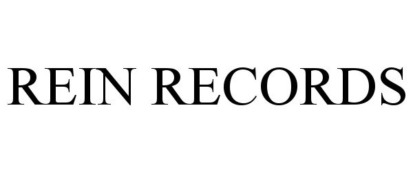  REIN RECORDS