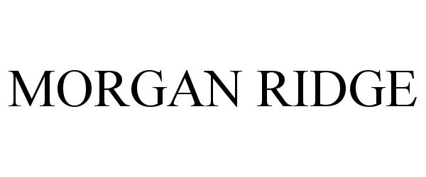  MORGAN RIDGE