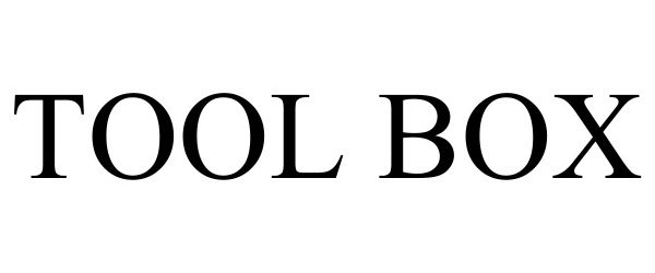 Trademark Logo TOOL BOX