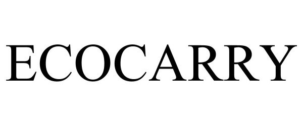 Trademark Logo ECOCARRY