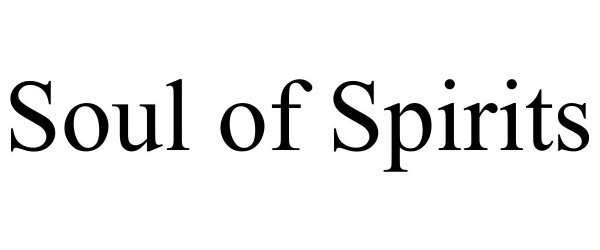 Trademark Logo SOUL OF SPIRITS