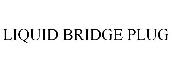 Trademark Logo LIQUID BRIDGE PLUG