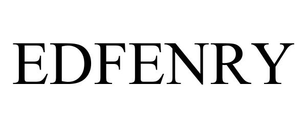 Trademark Logo EDFENRY
