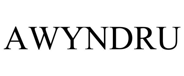 Trademark Logo AWYNDRU