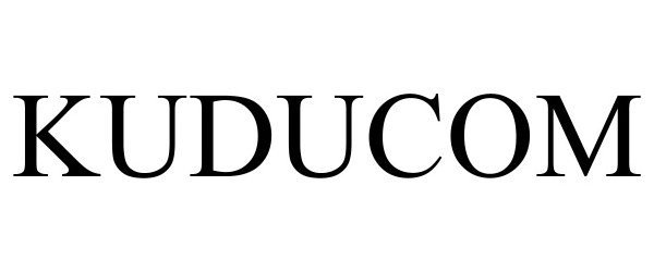 Trademark Logo KUDUCOM