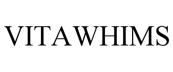 Trademark Logo VITAWHIMS
