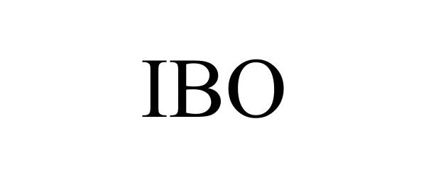 Trademark Logo IBO