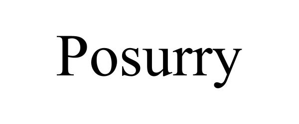 Trademark Logo POSURRY