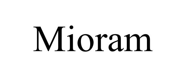 Trademark Logo MIORAM