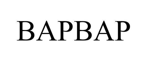 Trademark Logo BAPBAP