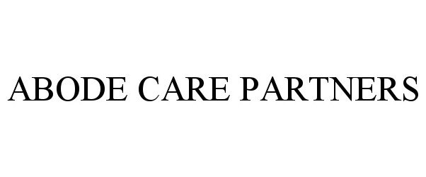  ABODE CARE PARTNERS