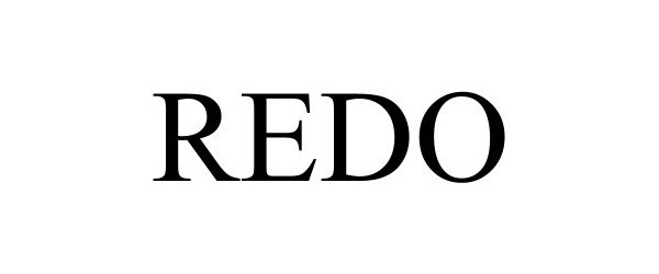 Trademark Logo REDO