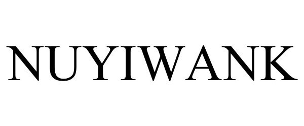 Trademark Logo NUYIWANK