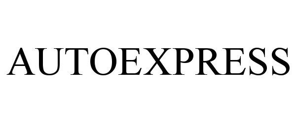 Trademark Logo AUTOEXPRESS