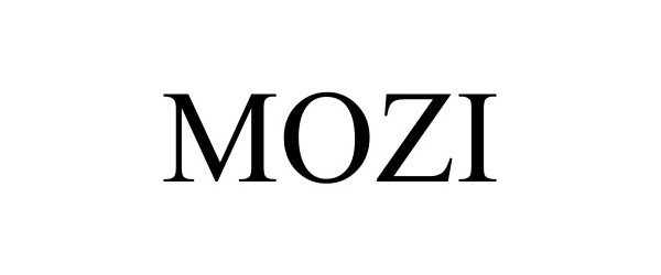 Trademark Logo MOZI