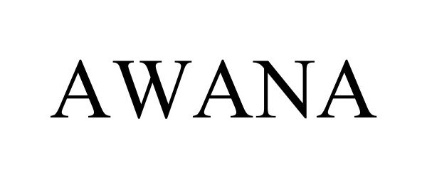 Trademark Logo AWANA