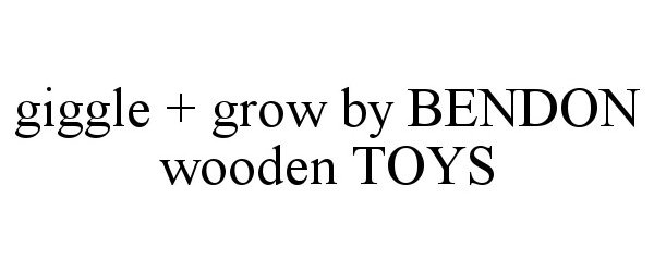  GIGGLE + GROW BY BENDON WOODEN TOYS